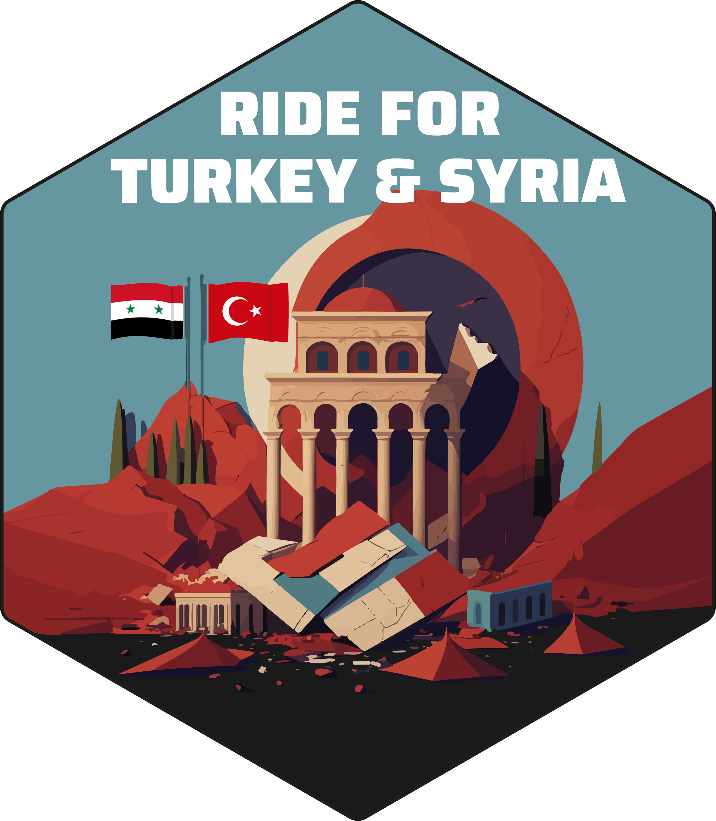 Ride to support Turkey & Syria